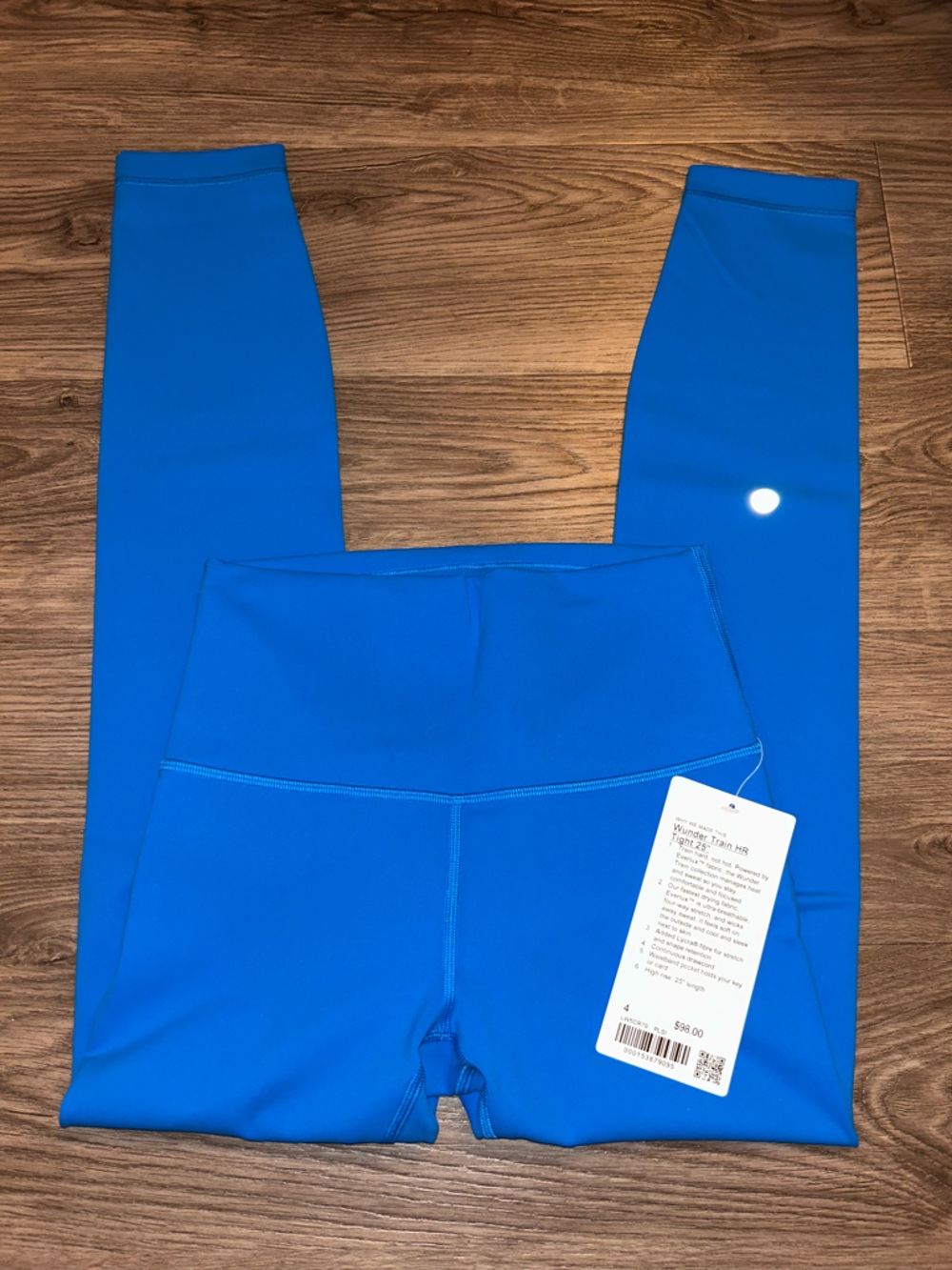 Lululemon High Rise Wunder Train Tight-Brand New with Tags- Size 4- Poolside 💙